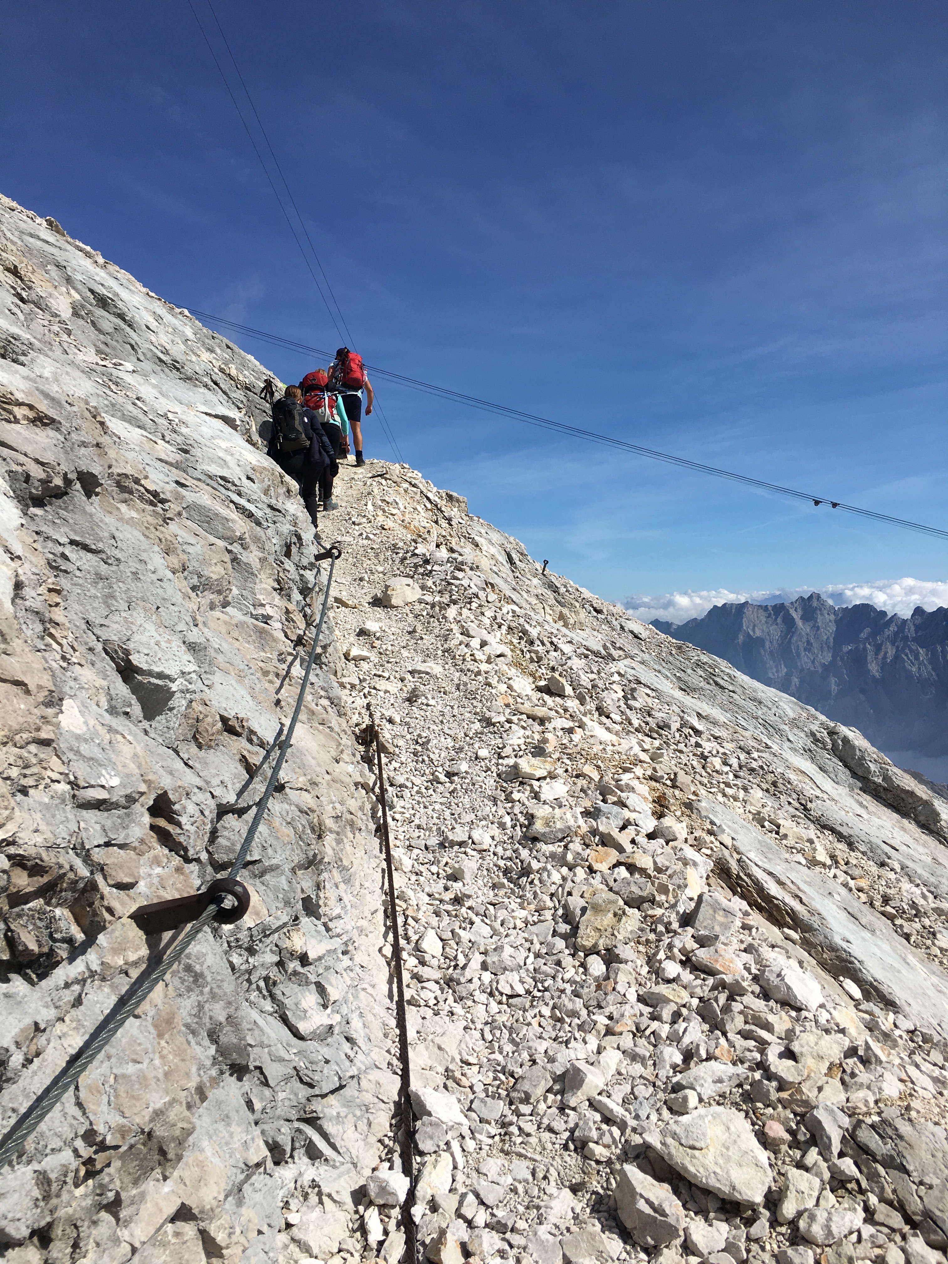 Auf dem Klettersteig